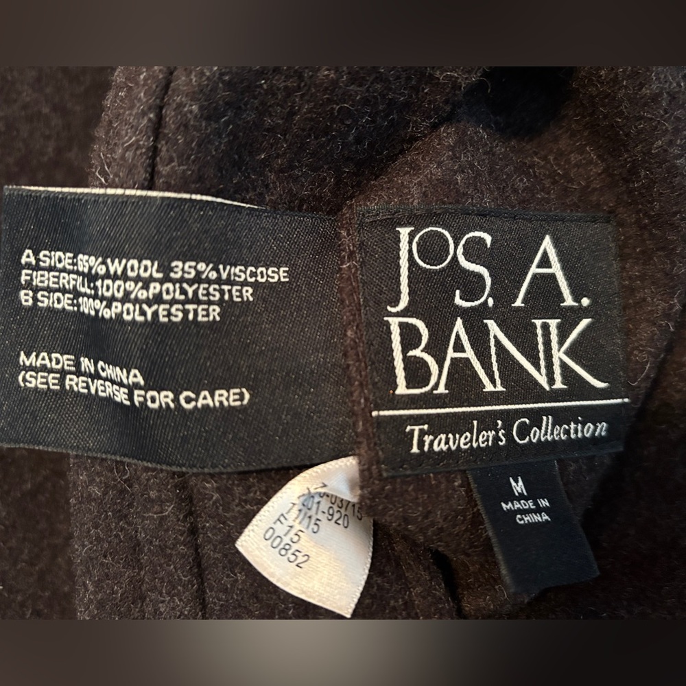 Jos. A Bank Traveler’s Collection wool to nylon reversable coat - Picture 8 of 8